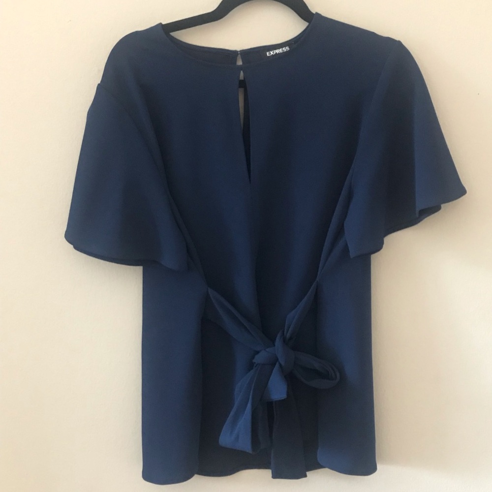 Express Navy Top Medium